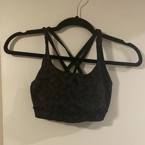 Lululemon cross cross leopard bra